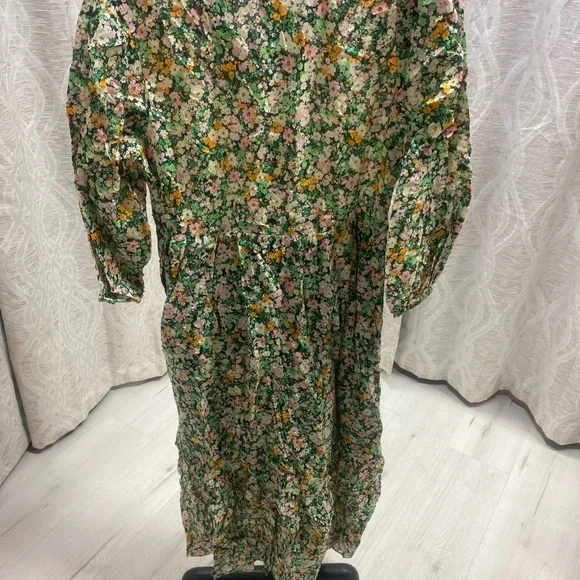 Who What Wear Multicolor Floral Long Sleeve Dress - Picture 8 of 10